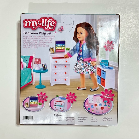My Life As Bedroom Playset 16 Pieces NEW - Picture 4 of 4